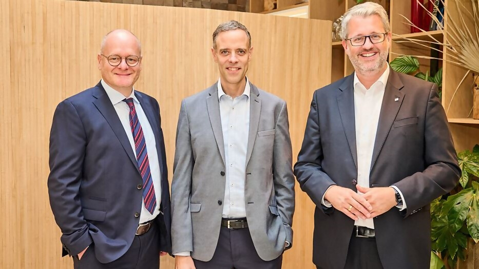 Markus Richter, Bernd Schlömer und Patrick Burghardt am Rand der IT-Planungsrat Sonderklausur